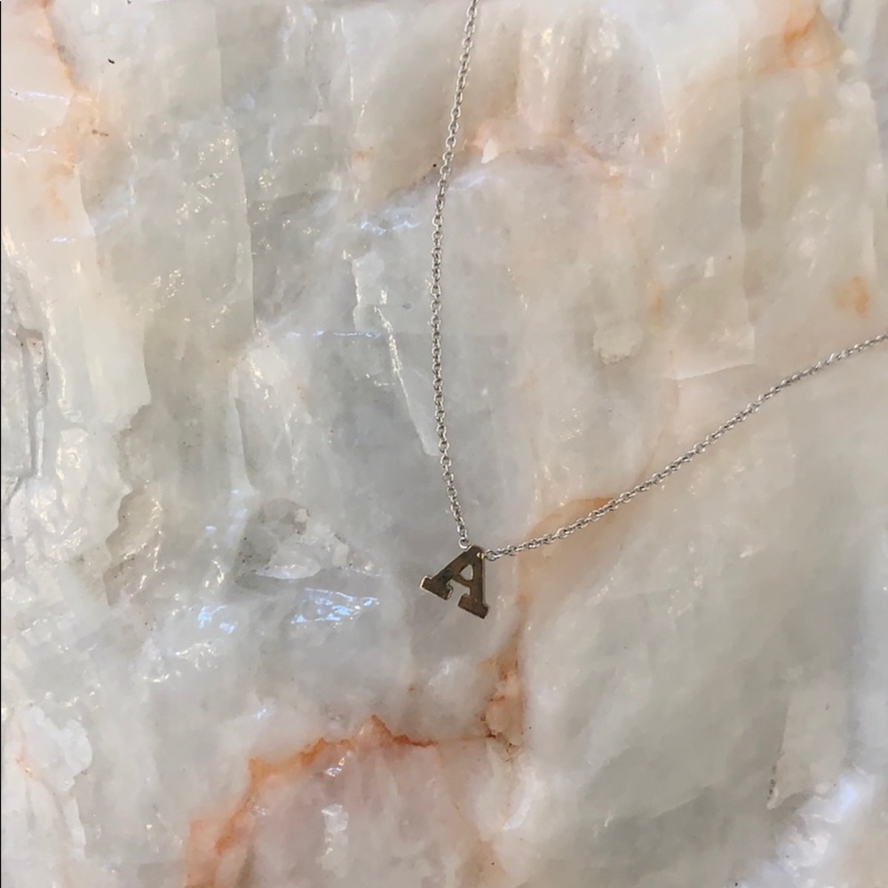 14K letter “A” chain